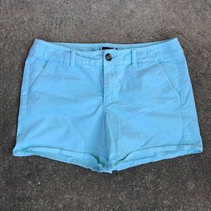 American Eagle🦅 12 Midi Stretch Shorts Green/Blue